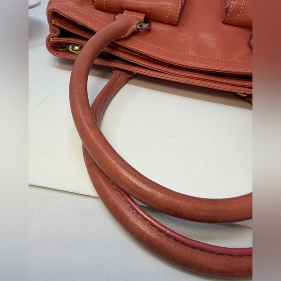Marc Jacobs Peach Satchel Bag with suede interior - Picture 10 of 15